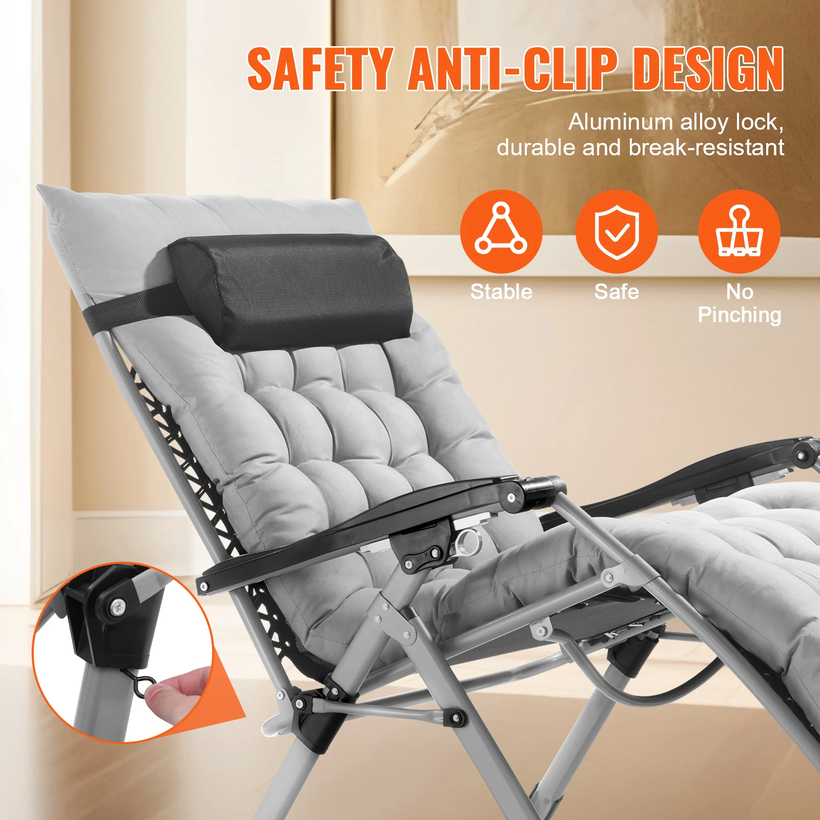 VEVOR Zero Gravity Chair 5