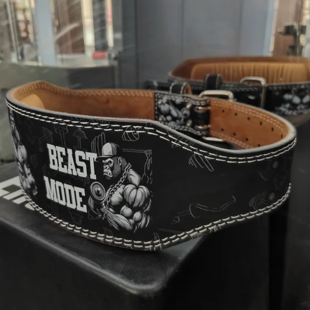 Men Weightlifting Belt Gym Women Weight Lifting Belt Heavy Strength Training Belt for Powerlifting Deadlift Squat Waist Support 4