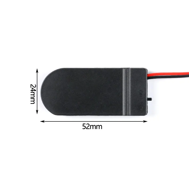 5Pcs/1pc CR2032 Button Coin Cell Battery Socket Holder Case Cover With ON/OFF Switch 3V x2 6V Battery Storage Box parts storage box