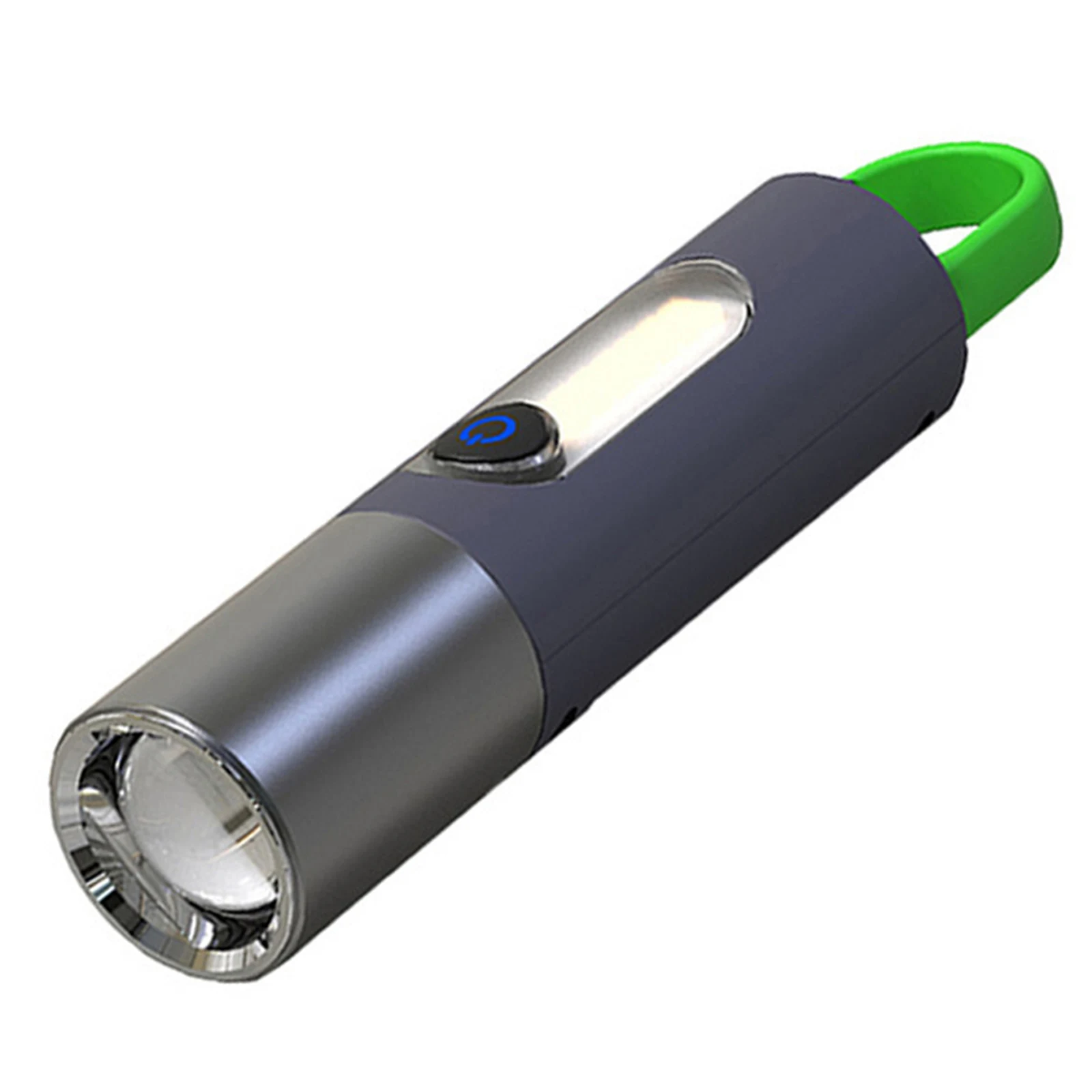 램프갓이 있는 USB 소형 토치 라이트 1200mAh 자전거 손전등 4가지 모드 야간 라이딩을 위한 충전식 방수 강력한 조명