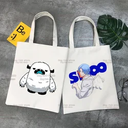 Japanese Anime SK8 The Infinity Cartoon Skateboard  Printed Harajuku Canvas Shopper Bag Girl Handbag Tote Shoulder Lady Bag