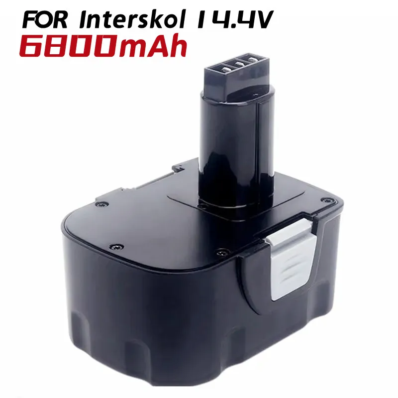 

14.4V 6800mAh Ni-MH DA-13 Cordless Drills Replacement Rechargeable Battery for Interskol Screwdriver Power Tools 14.4V H14 EB14