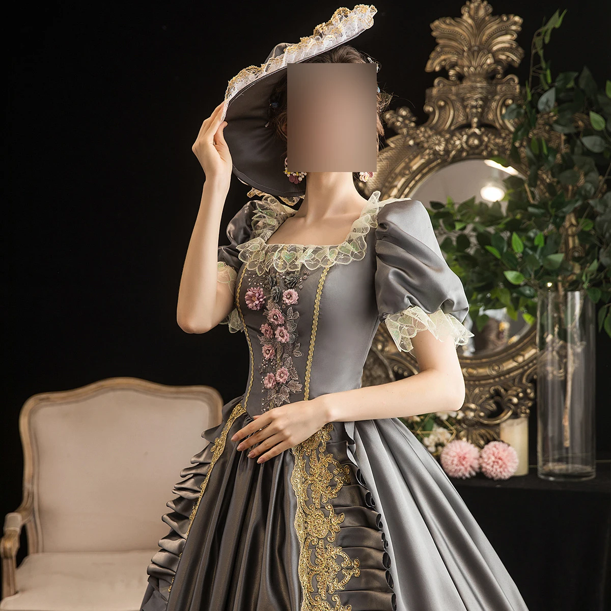 Robe Médiévale Robe Longue Médiévale Femme - Manches Trompette - Style Gothique Et Renaissance Tenue Médiévale Carnaval Halloween