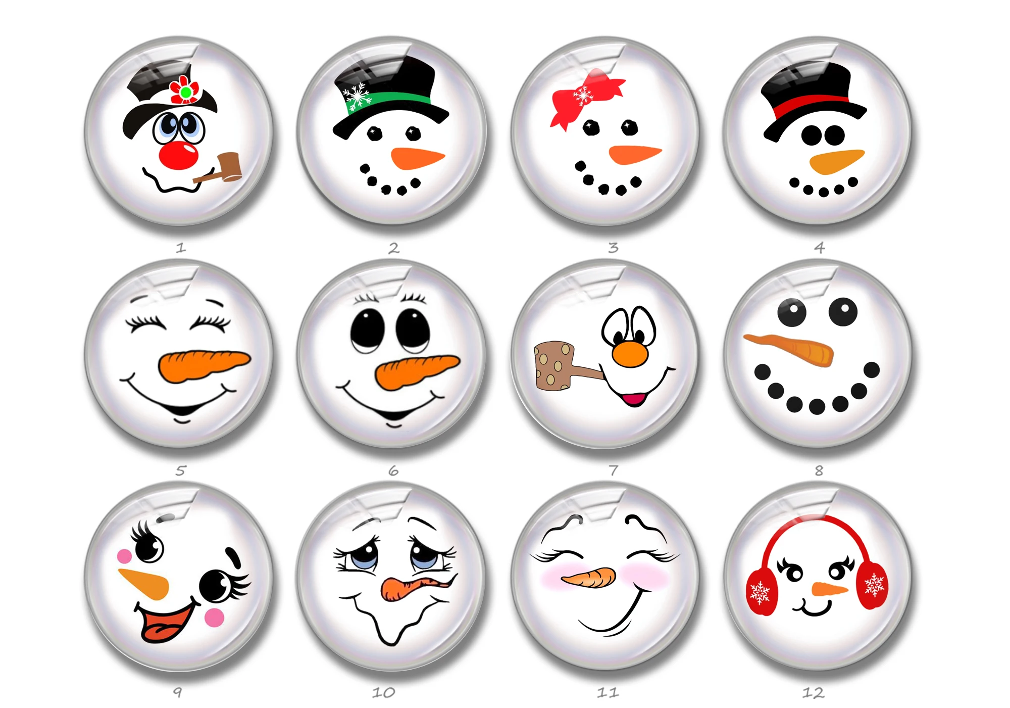 

Christmas Cabochon, Gnome image Glass dome,10mm 12mm 14mm 16mm 18mm 20mm 25mm 30mm 35mm 40mm Picture Bead - FJ829