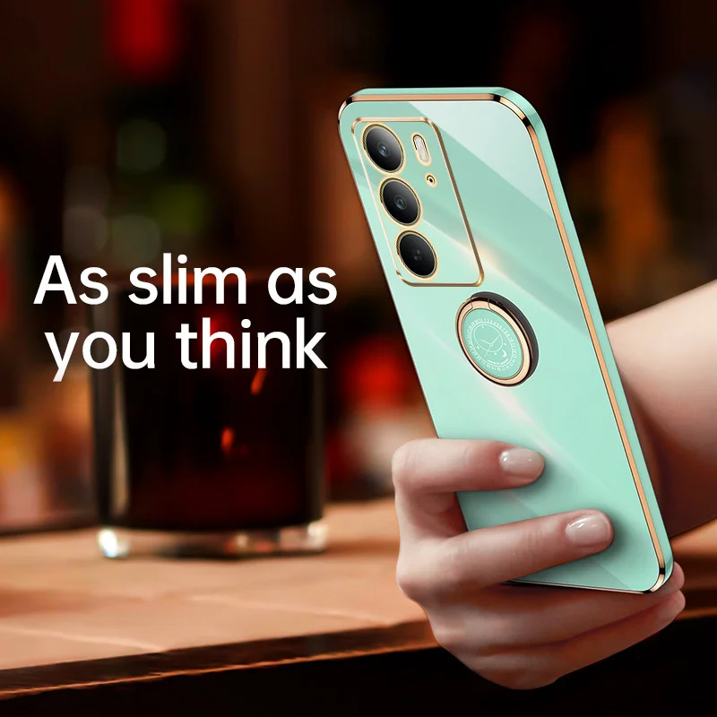 Premium 6D Plating Shockproof Silicone TPU Soft Matte Phone Case