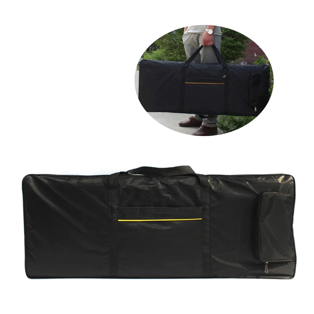 

Черная водонепроницаемая и прочная профессиональная сумка для клавиатуры-утолщенная ткань, Противоударная ткань