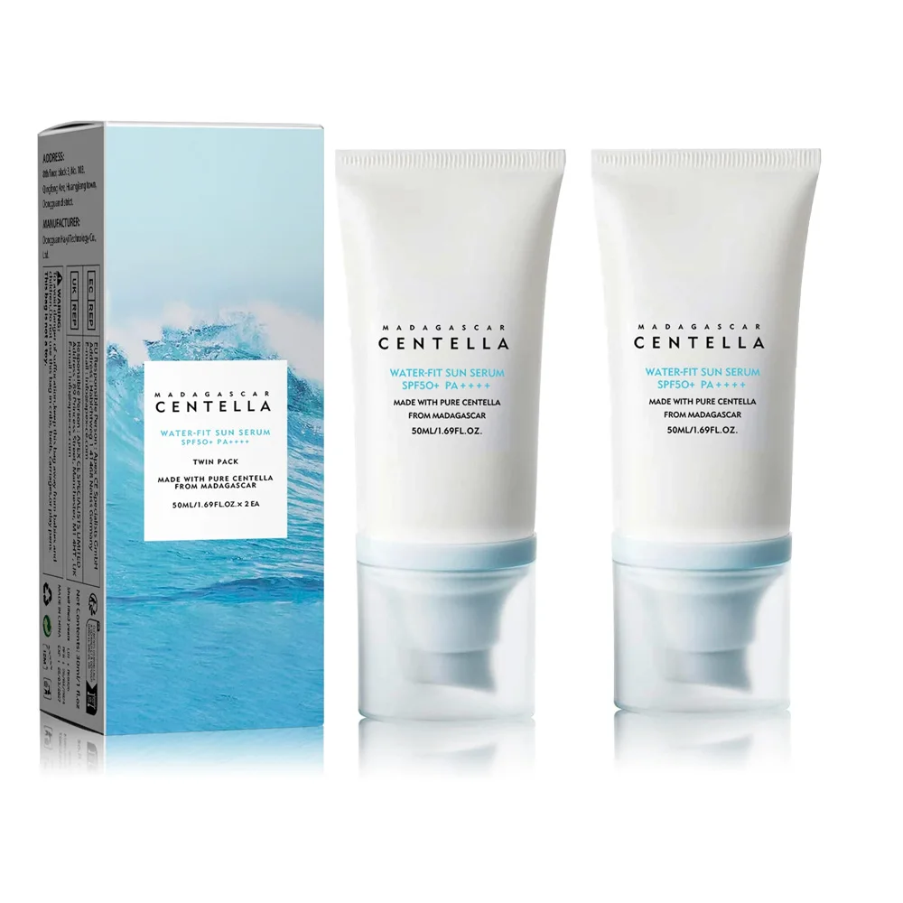 Centella-Infused Moisturizing Facial Sunscreen Cream - Skin Whitening & UV Protection