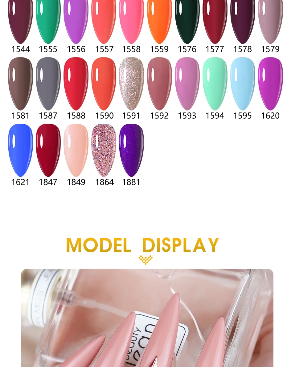 Arte Clavo Gel Polish Semi Permanent Gel Varnish For Nails Manicure Classic Color Gel Nail Polish Primer Nail Art Hybrid Gellak