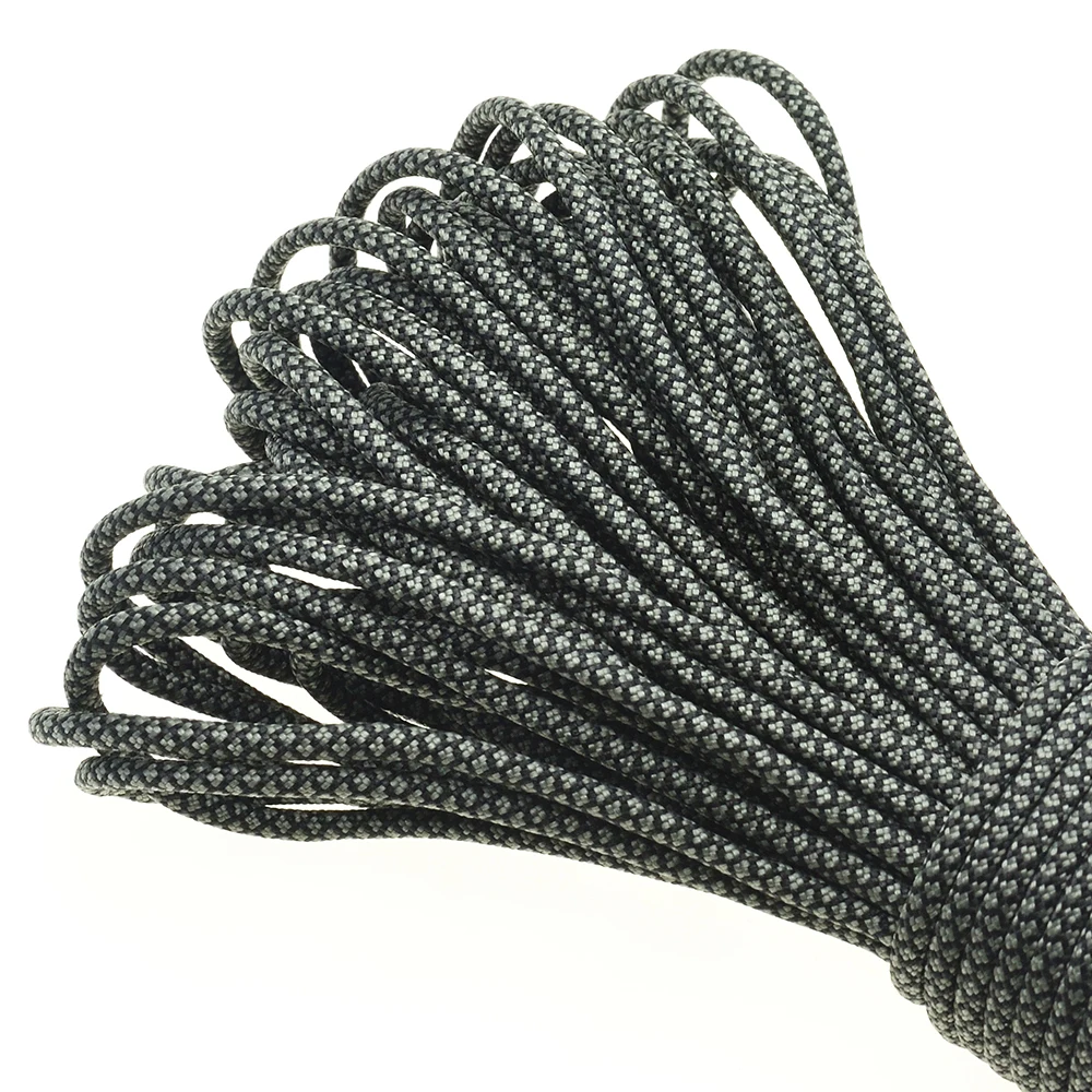 1 Stücke 100FT 550 Paracord Fallschirmschnur Lanyard Mil Spec Typ III 7 Strang Kern Für Klettern Camping Schnallen Armband – Detail 20