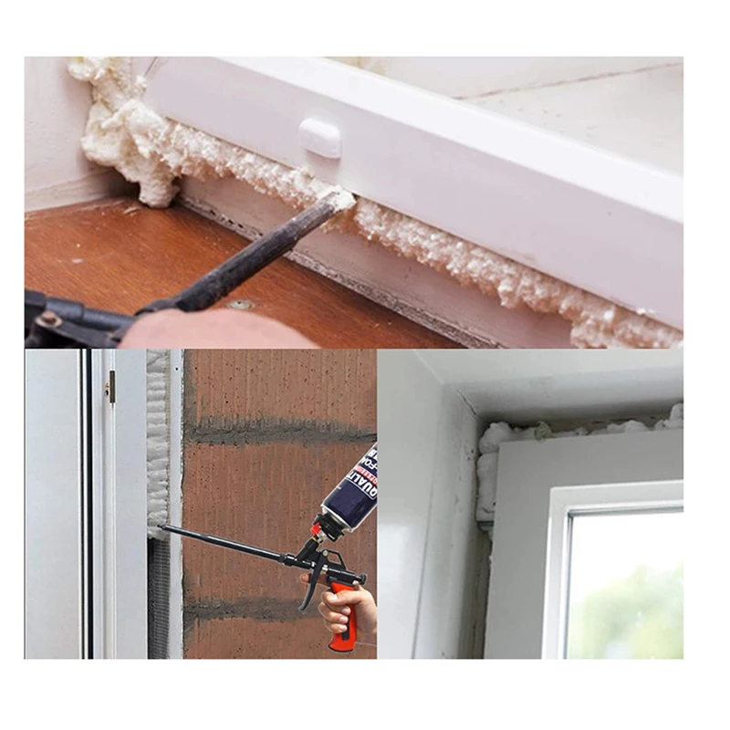Foam Expanding Spray Gun Foaming Jet Glue Gun Metal Polyurethane Trigger Sprayer Pump Sealant Caulking Tool for House Renovation 4