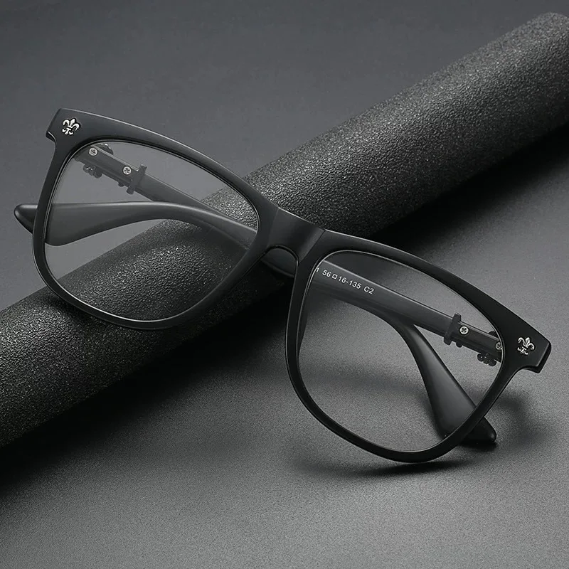 Fashion Glasses Frame Women Anti Blue Light Men Square Eyeglasses Vintage Prescription Eyewear - 2