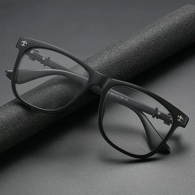 Fashion Glasses Frame Women Anti Blue Light Men Square Eyeglasses Vintage Prescription Eyewear 2