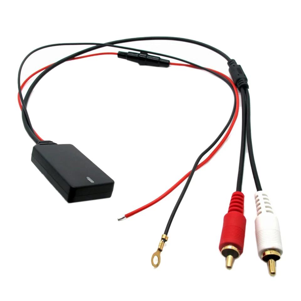 

Universal Bluetooth AUX Receiver Module 2 RCA Cable Adapter Car Radio Stereo Wireless Audio Input Music Play for Truck