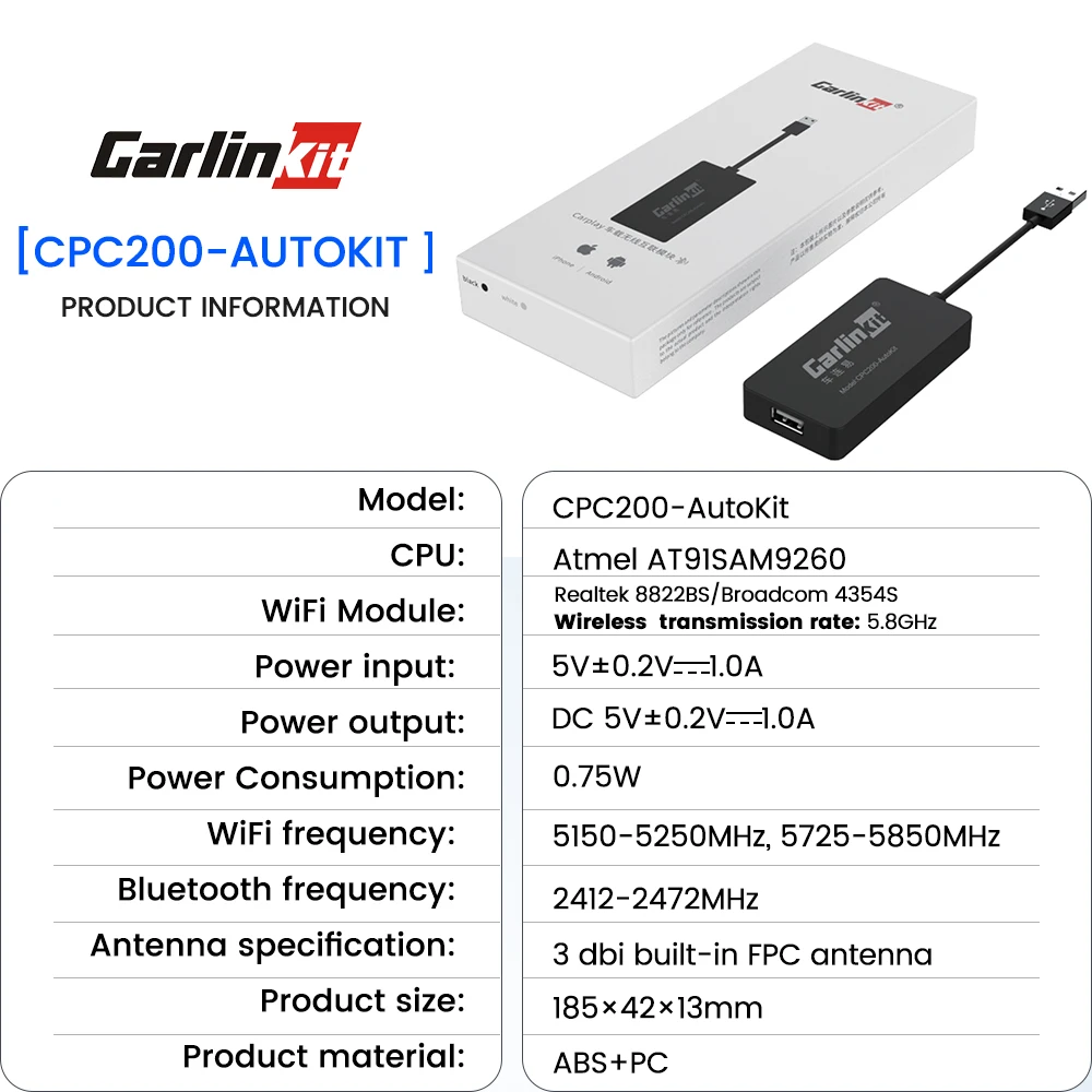 CarlinKit  ī÷ , ȵ̵ ڵ USB ,  ̷ũ, ø, Ʃ, IOS,  Ƽ̵ ÷̾
