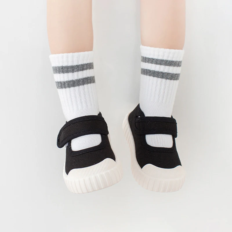 

Ins Fashion Kids Boys Girls Sports Sock Striped Toddlers Cotton Socks For Baby Soft Children's Socks Casual School Clothes