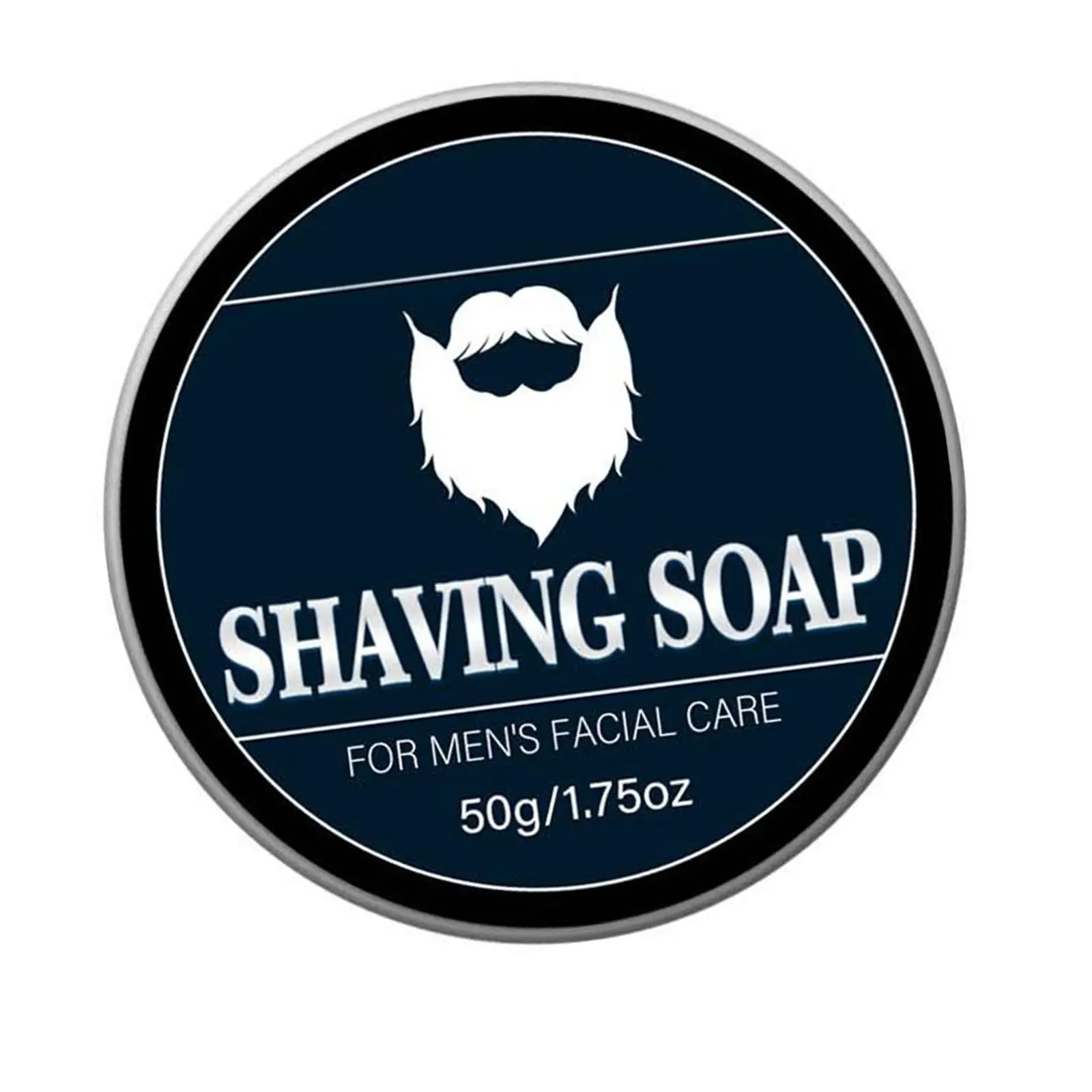 Shave Soap, 50G 1.75oz Wet Shave Smooth Foaming Luxury Shaving Cream for Home Salon