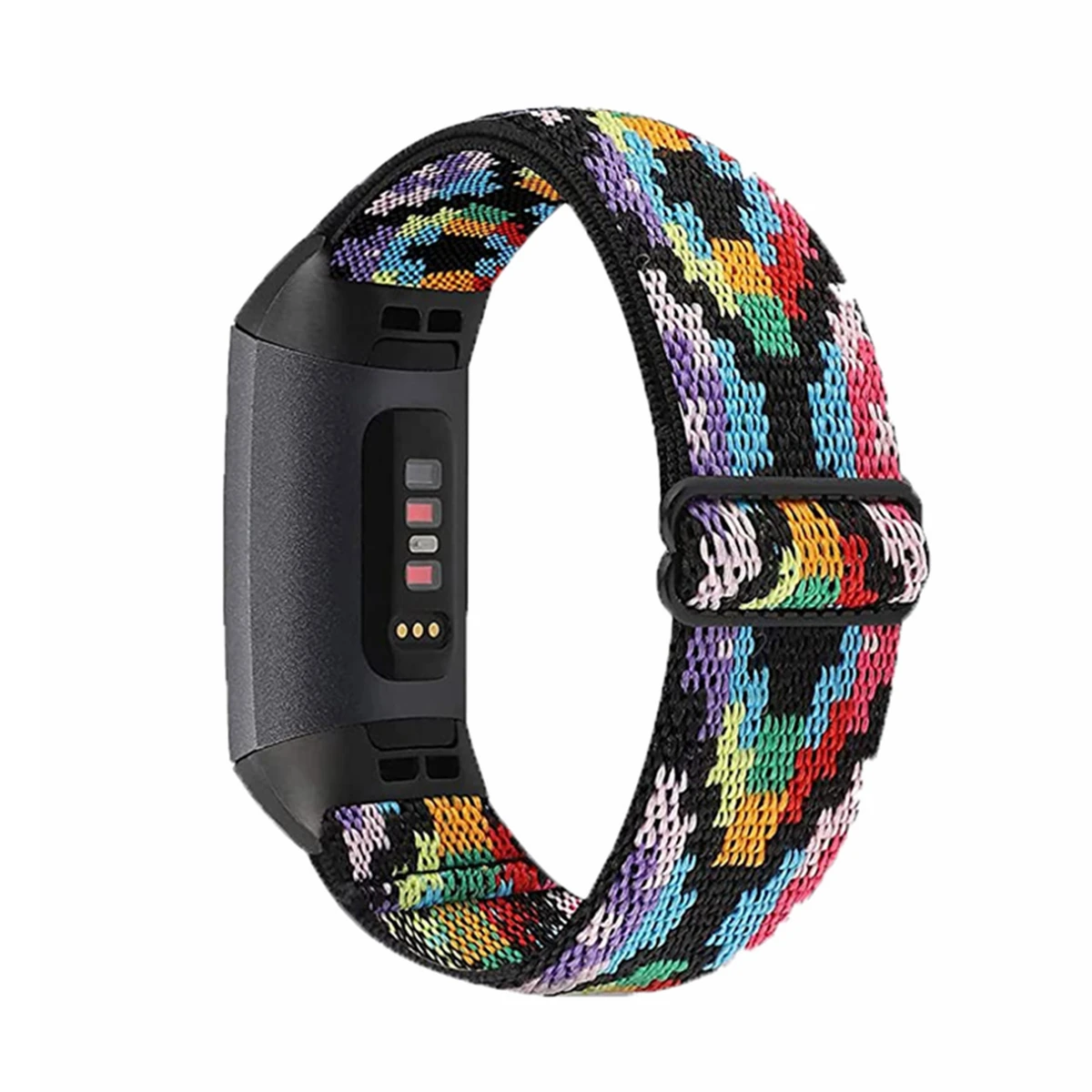 Nylon Elastic Loop Strap with Metal Connectors