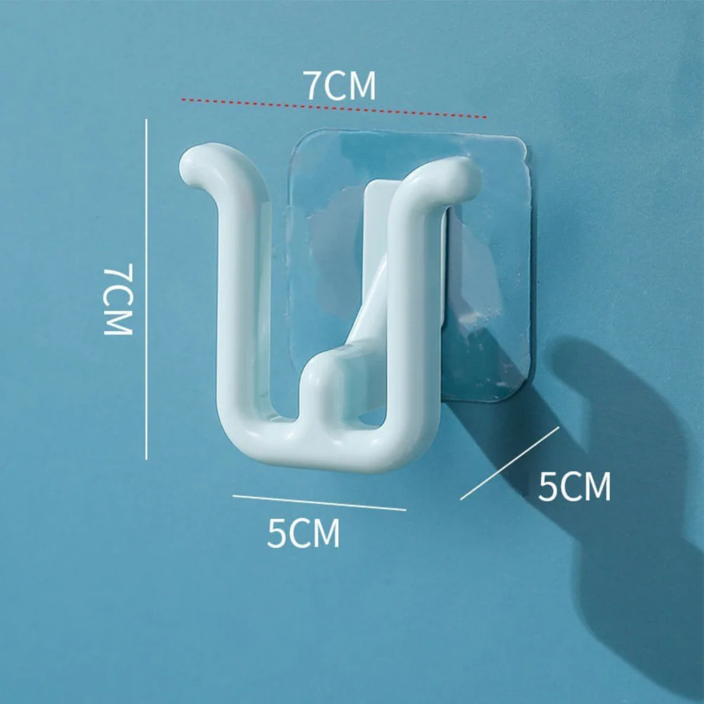 

Non-Punched Bathroom Simple Slippers Hook Wall Mounted Bedroom Neat Shoe Rack Simple Bathroom Daily Rack Double Slippers Rack