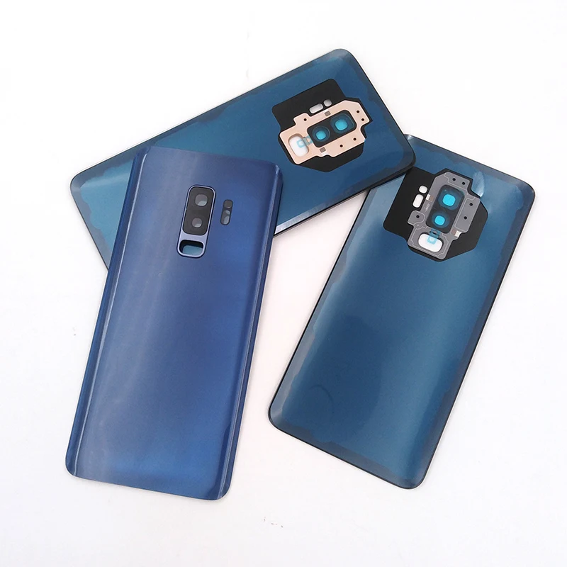 Enhanced Glass Rear Housing Case with Camera Lens Frame - Back Battery Cover Replacement