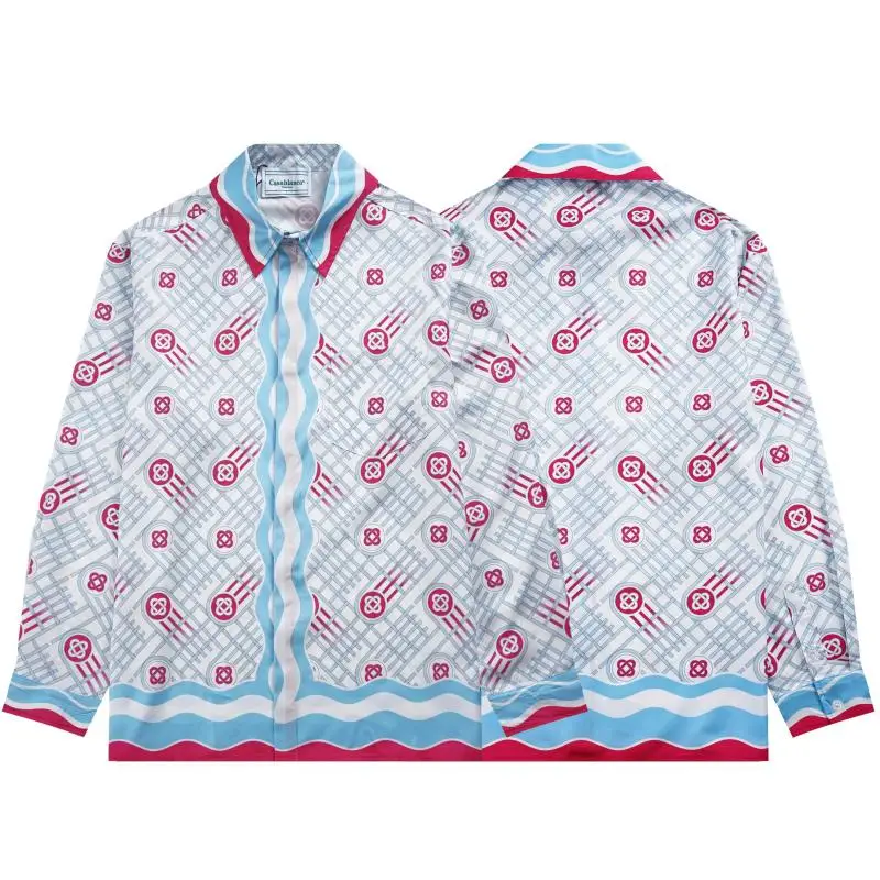 

New Tennis Club Casablanca Full Print Logo Shirts Men Women Best Quality Shirt Top Tees Hippie Clothes