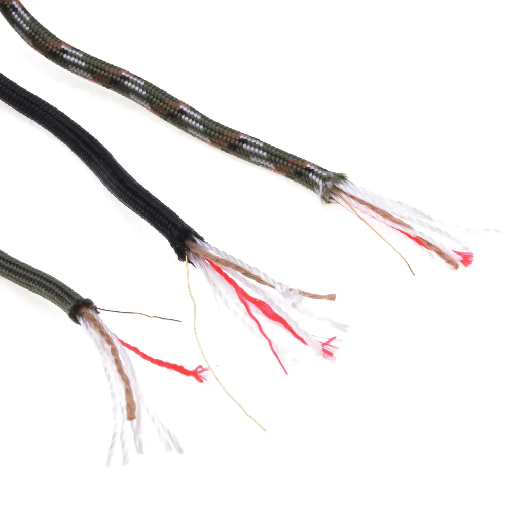 550 33-100FT 4mm 10-core Paracord Rope Outdoor Camping Survival PE Fire Fishing Cotton Parachute Hiking