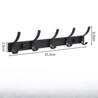 1PCS Bathroom Sticky Hook,Coat Rack Wall Mount, Thickened Clothe Hook,Wall Hanging, Towel Clothe Wall Hanger Iron Crafts 1