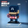 Cartoon Character Iron Man Captain America Building Blocks Toys Small Particles Build Model Toys Give Children Educational Gifts 5