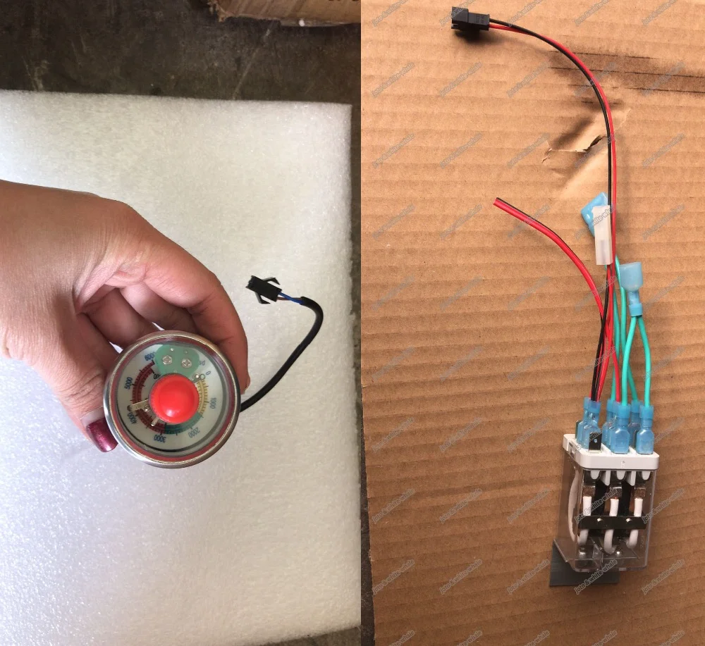 

Запасная часть воздушного компрессора Yongheng (как на изображении: реле и манометр)