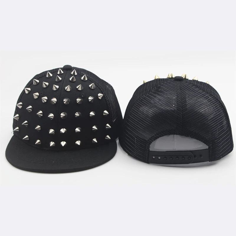 Rivet Punk Snapback Cap 4