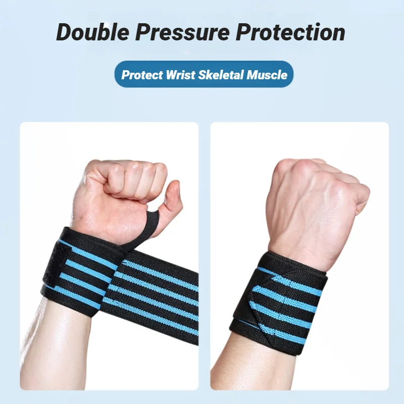 Weightlifting Straps Adjustable Wristband Wrist Support Sports Gloves Brace Straps Protective Gear Strap Guards