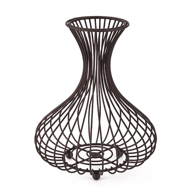 

Metal Wine Cork Storage Holder Bottle Stopper Iron Basket Display Rack Vino Corks Collector Champagne Plug Drop shipping