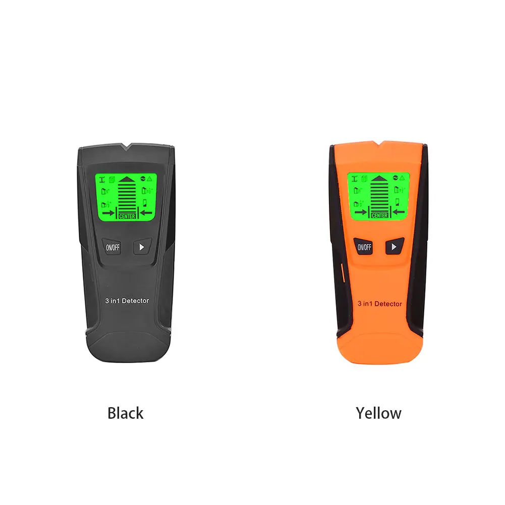 Electric Digital Wood Studs 3 In 1 Handheld LED Display Metal Detector Multifunction AC Wire Battery