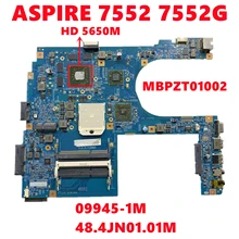 • MB.PZT01.002 per Acer ASPIRE 7552 7552G scheda madre per Laptop 09945-1M With con 216-0772000 DDR3 100% testato OK