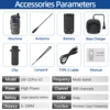 Baofeng UV 21 Pro Wireless Copy Frequency Walkie Talkie 999CH AM Long Range Waterproof Multi-Band Type-C Ham Radio UV 5R UV-K6 6