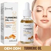 Turmeric Face Serum Shrink Pore Essence Repair Melanin Brighten Moisturizing Nourish Cur-cumin Oil Fade Dark Spot Skin Care 1