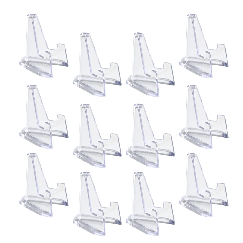 

20pcs Guitar Pick Holder Stands Tabletop Guitar Plectrum Organizer Clear Display Bracket