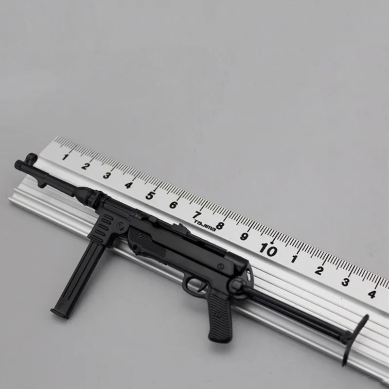 1/6 Soldier Accessories Weapon Puzzle Model MP40 HK416 AK47 Assault Rifle Gun Assembly Model Military Educational Toys 3