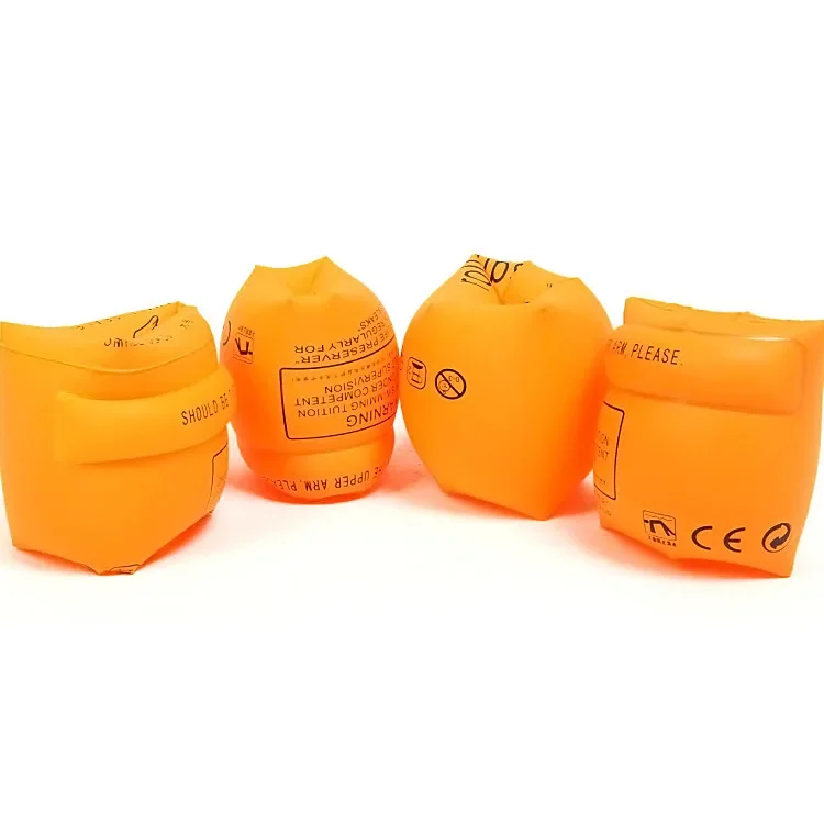 Double Layer Thick Inflatable OK Swimming Arm Flippers Adult And Child Outdoor Swimming Equipment Dual Airbag Safety Buoyancy Ai