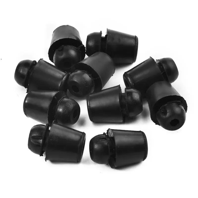 Set of 10 Black Rubber Car Bumper Door Protectors