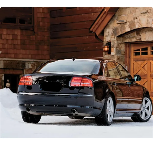 مجموعة إضاءة الذيل لأودي A8 D3 ، بدوره إشارة الفرامل ، القيادة عكس ، اكسسوارات السيارات