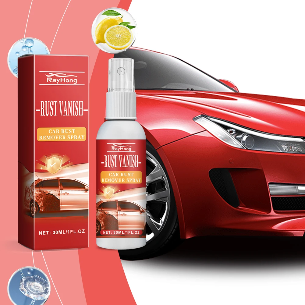 30ml Metal Surface Chrome Cleaner Automobile Wash Maintenance Agent Metal Paint Cleaner Cleaning Spray
