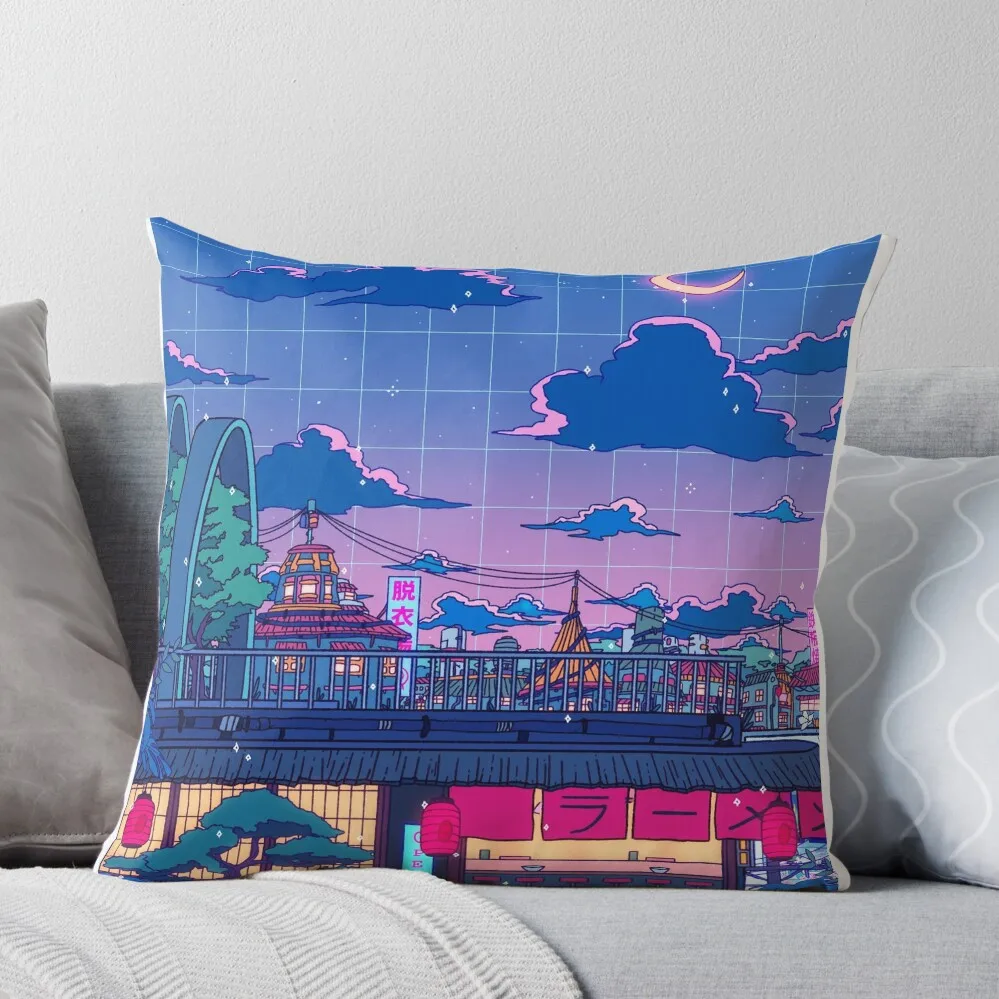 

Ramen Village Throw Pillow Pillow Cover christmas decorations for home 2024 christmas supplies Pillows Aesthetic