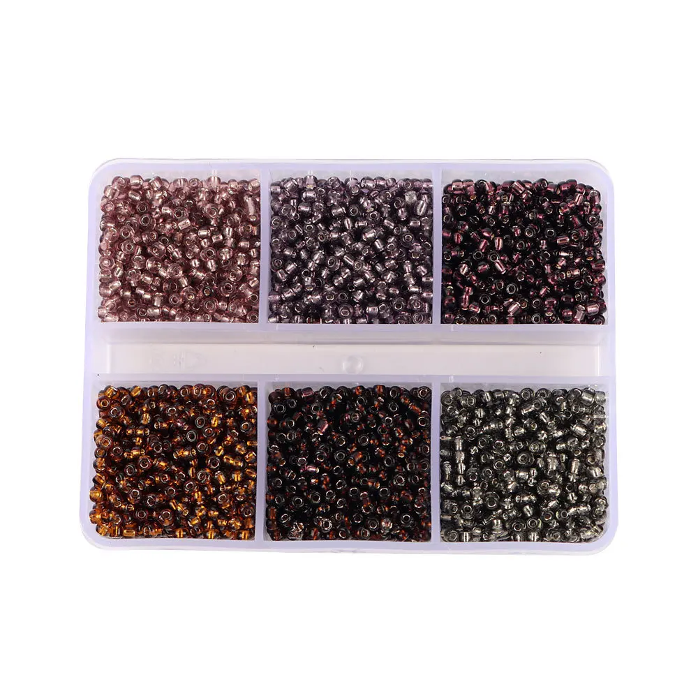 2mm Mix Type Glass Beads Spacer Bead For DIY  Garment Sewing Material  Women Jewelry Necklace Making  F0708