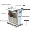 Commercial Pig Pork Meat Skin Peeling Machine Pork Lamb Beef Skin Slice Fat Remove Skinner Cut Machine Skin Peeler 3