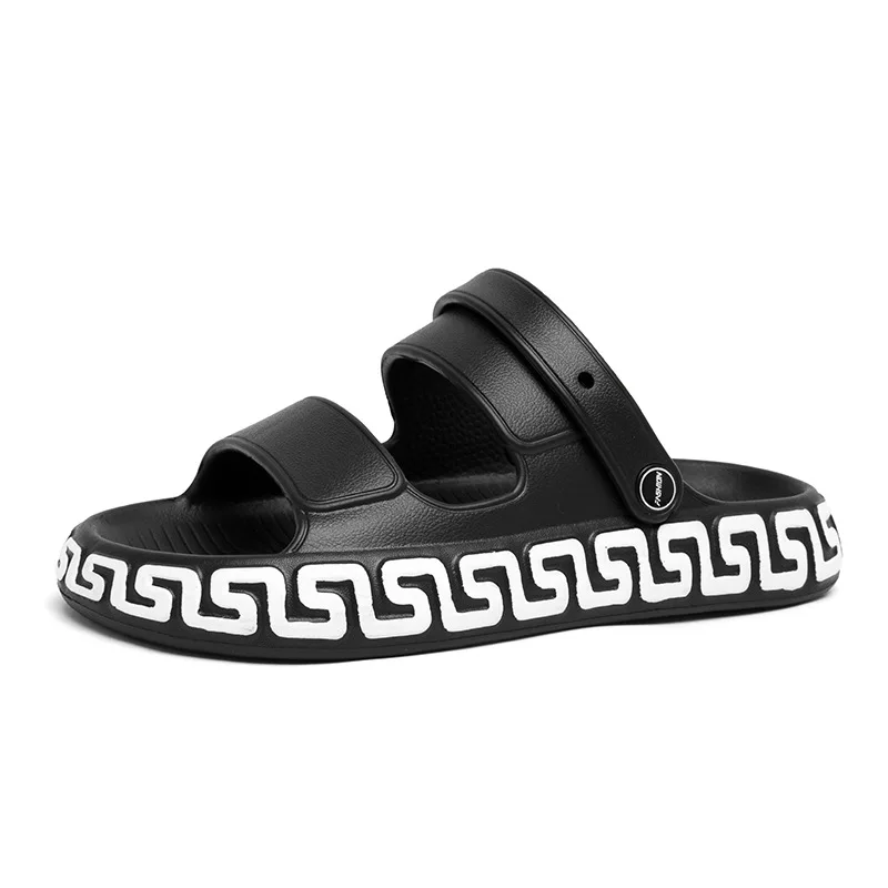 

New Summer Sneaker Slippers for Women Men Thick Bottom Beach Slides Soft EVA Hollow Unisex Sports Sandals Casual Home Shoes