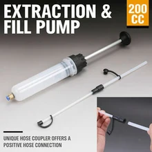 

200cc Car Oil Fluid Extractor Filling Syringe Bottle Transfer Hand Pump Tools Syringe-type Car Injector Water Pump Oil Changer