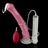 FAAK Ejaculation Horse Dildo With Suction Cup Spray Liquid Squirting Penis Silicone Multi Color Anal Sex Toys For Men Women 1