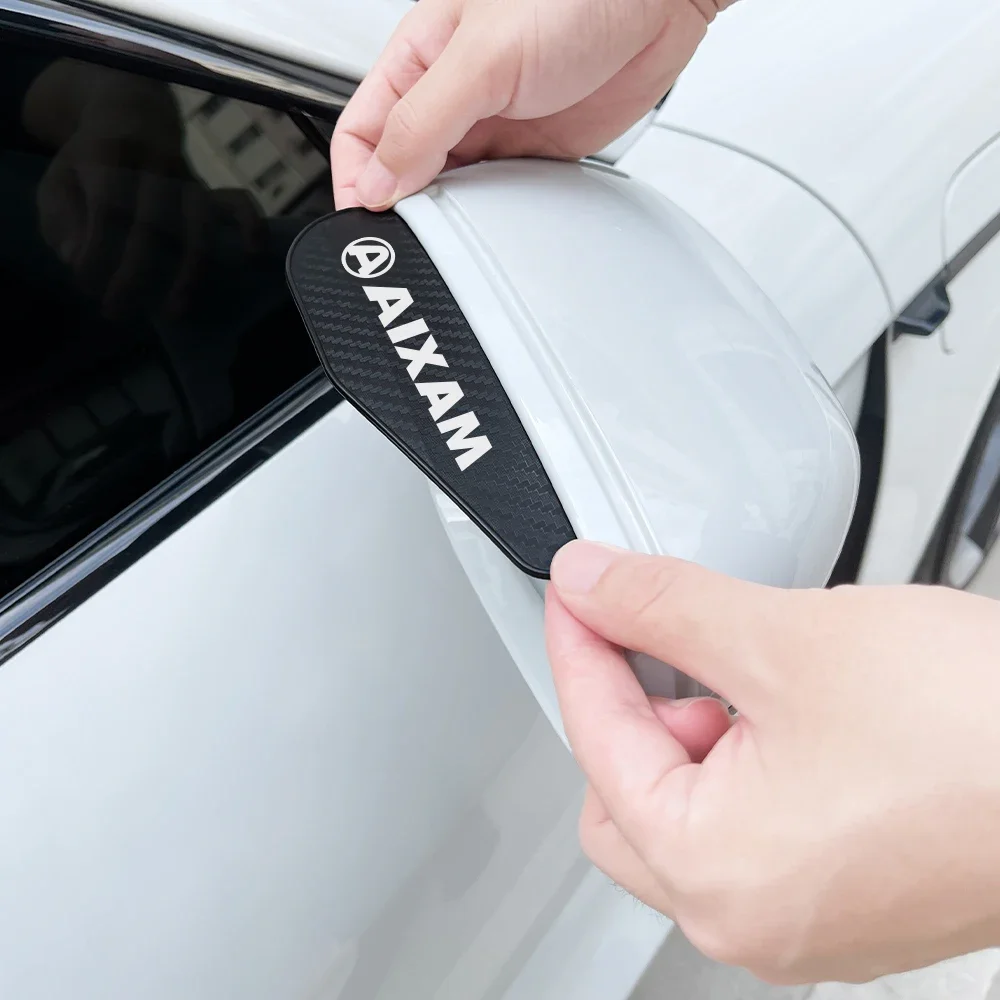 Car Rain Eyebrow Cover Auto Accessories For Aixam Minauto Mega EAixam 400 Gto Crossline Evo City Coupe Gti Crossover 500 Scouty rearview mirror rain eyebrow