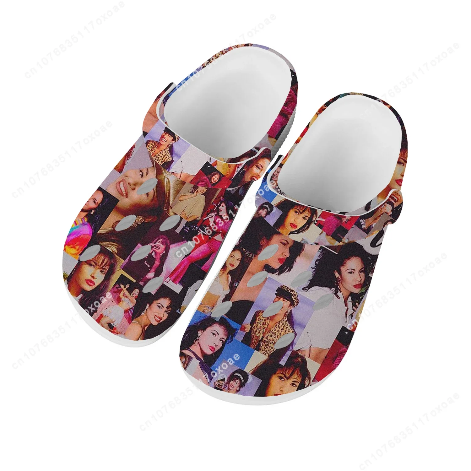 

Singer Selena Quintanilla Home Clog Mens Women Youth Boy Girl Sandals Shoes Garden Custom Breathable Shoe Beach Hole Slippers