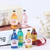 1 Set 1/12 Miniature Wine Bottles Dollhouse Kitchen Accessories - Mini Dolls House Living Room Accessories Beer Drink Bottles 5